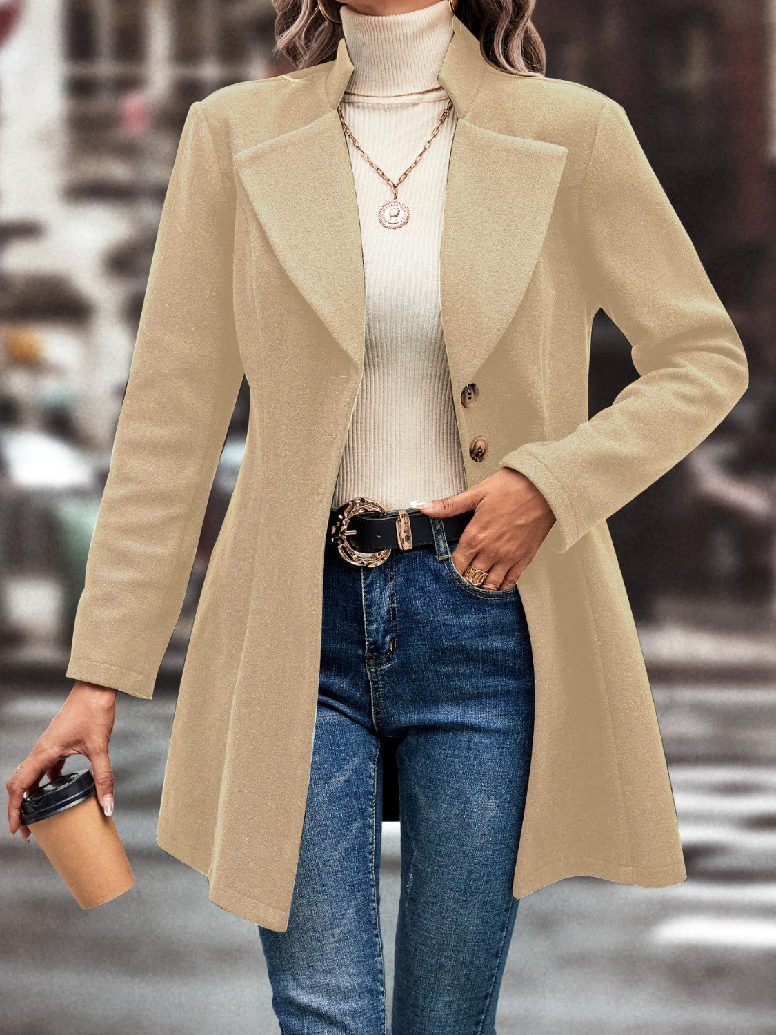 Own It Lapel Coat