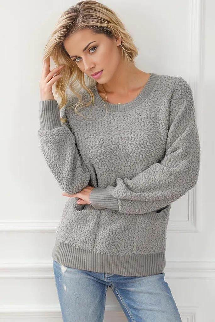 Palmer Round Neck Long Sleeve Sweater