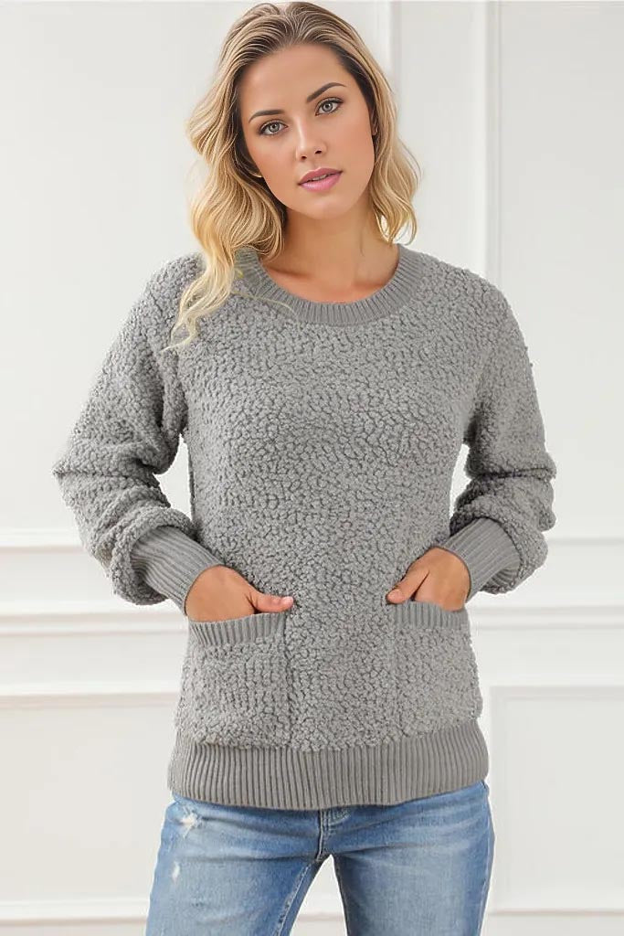 Palmer Round Neck Long Sleeve Sweater