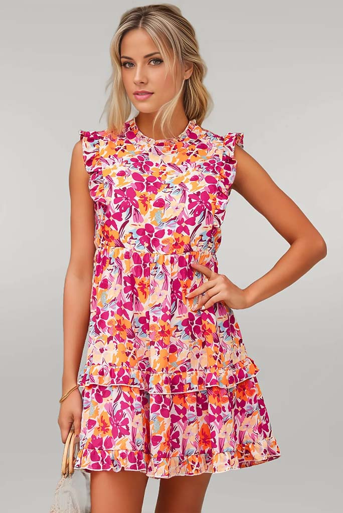 Secret Garden Floral Mini Dress