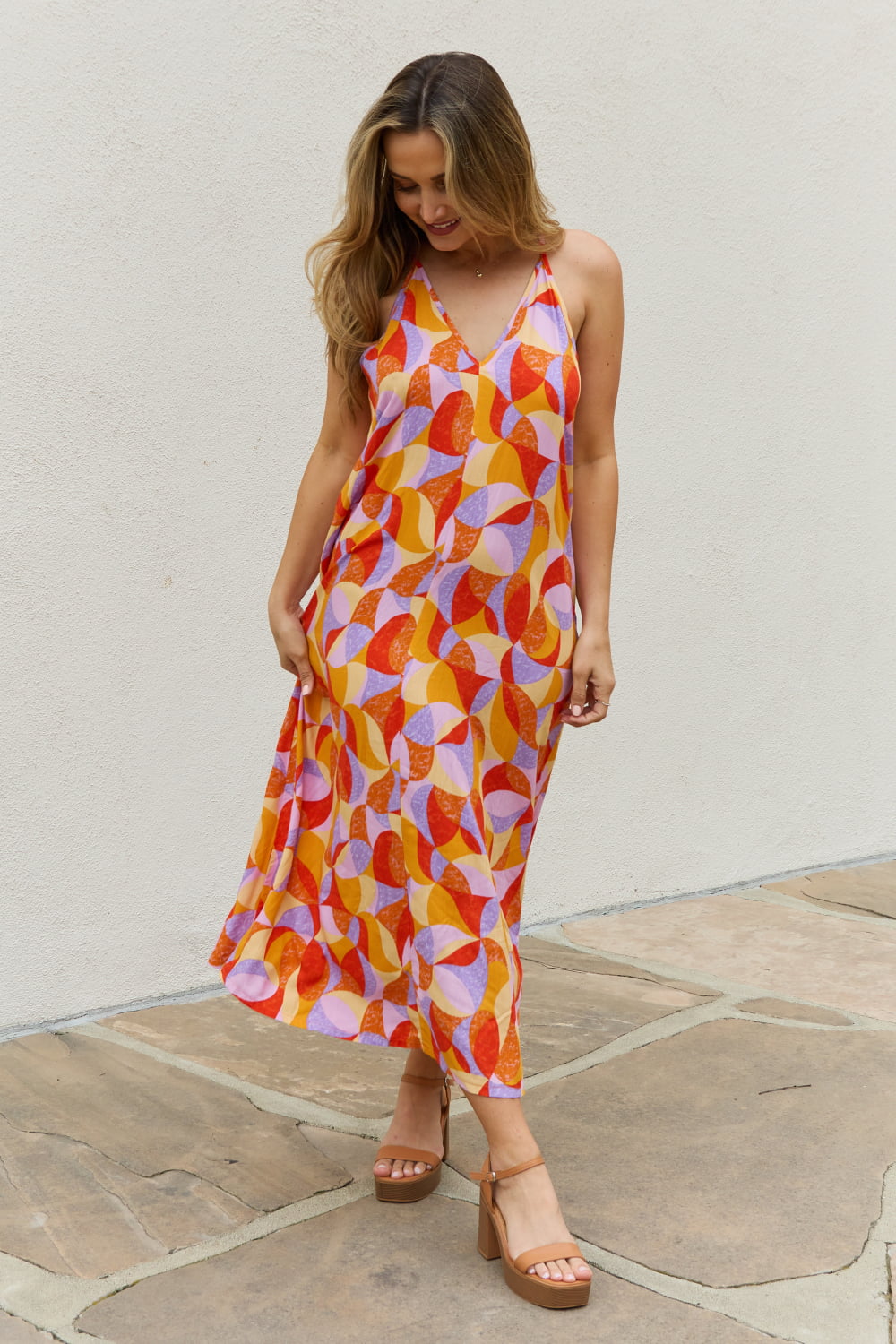 Everyday Work Of Art Maxi Dress