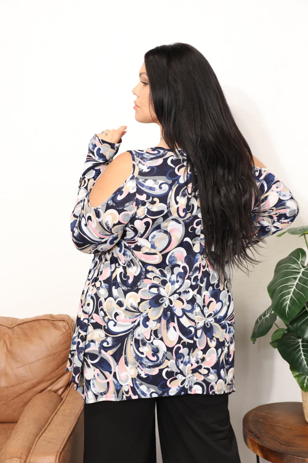 Ciera Long Sleeve Floral Blouse