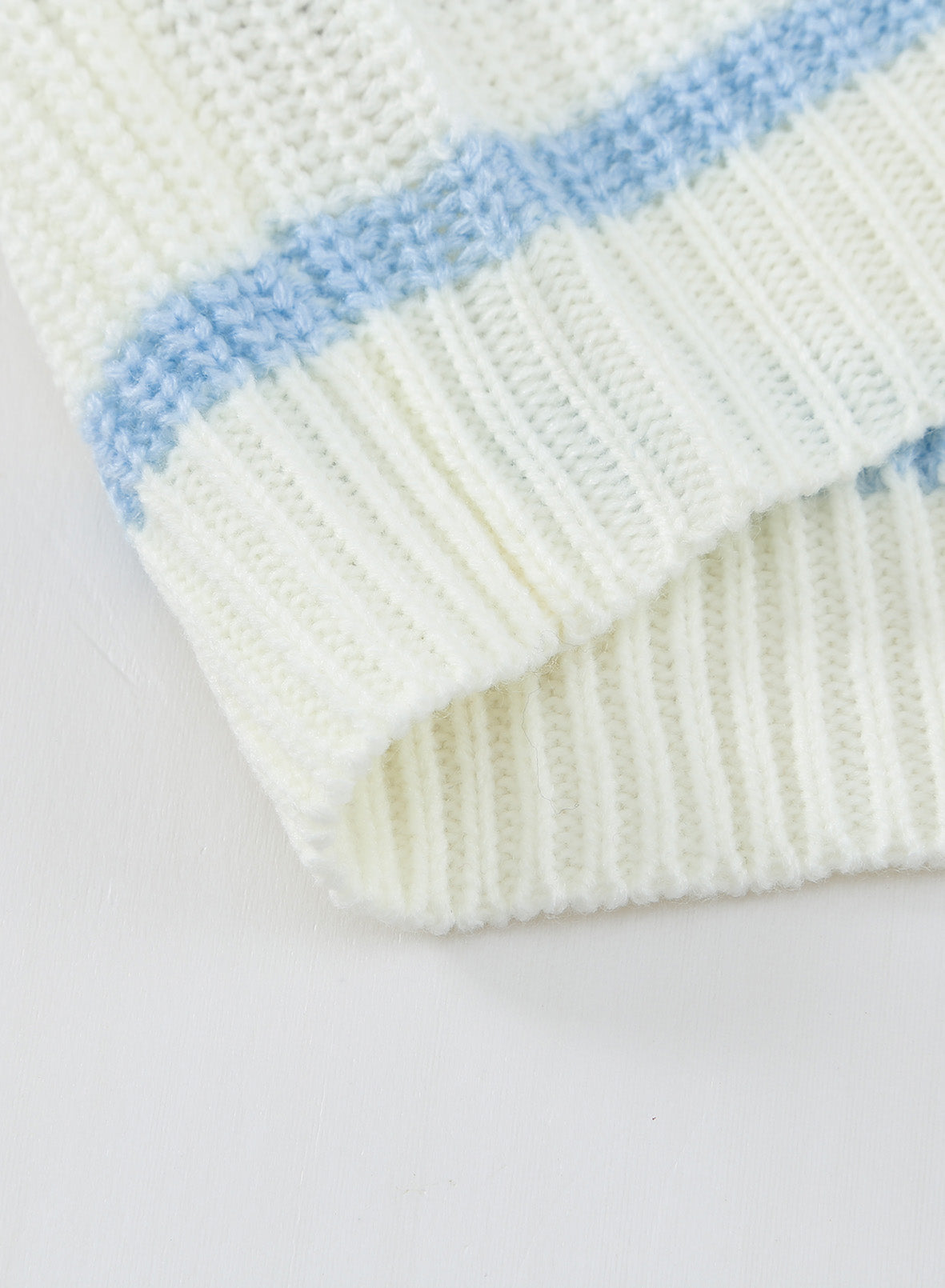 Best Of Me Rib-Knit Striped Cardigan
