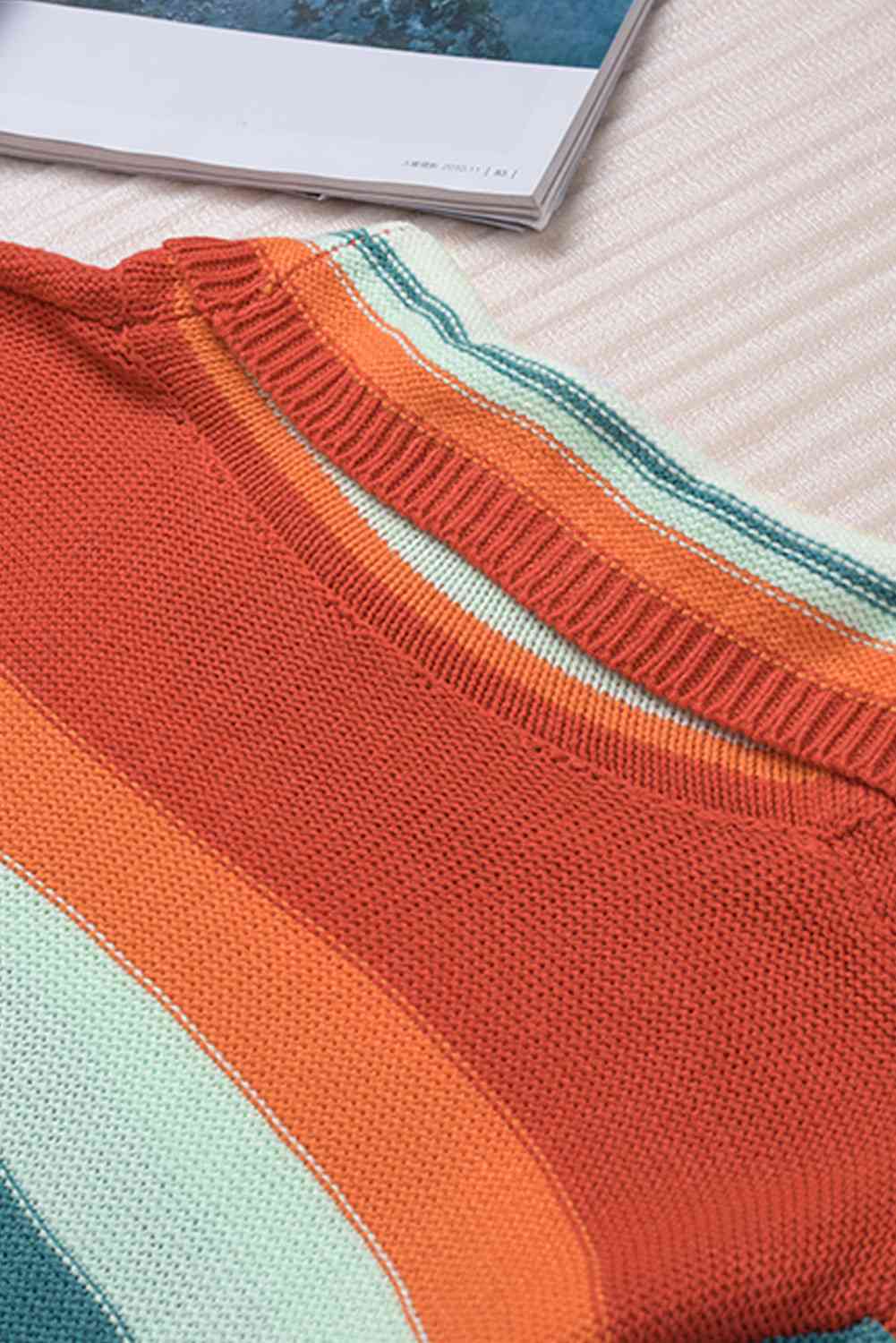 Casey Striped Turtleneck Sweater