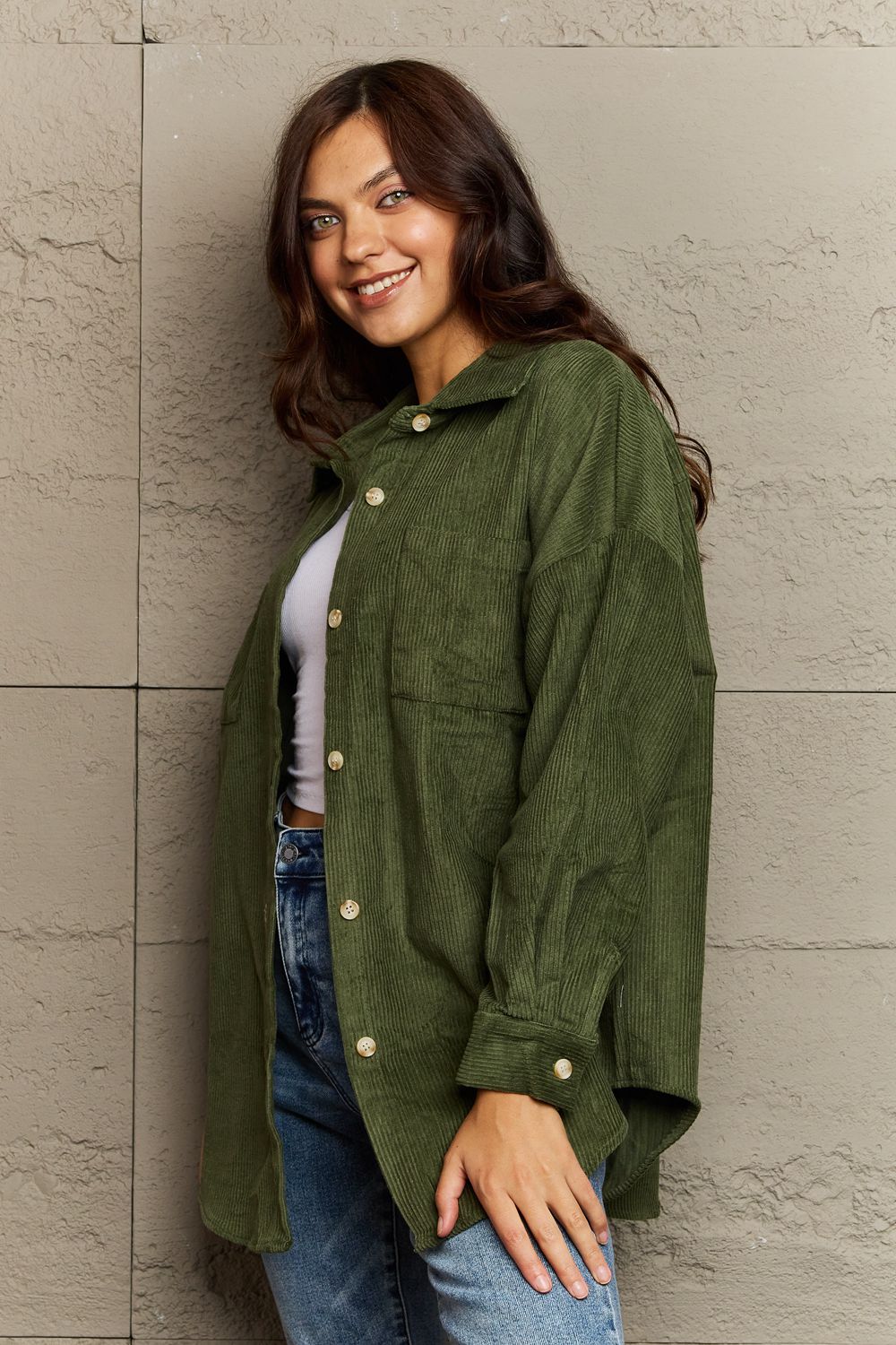 Always Being Me Button-Down Shacket