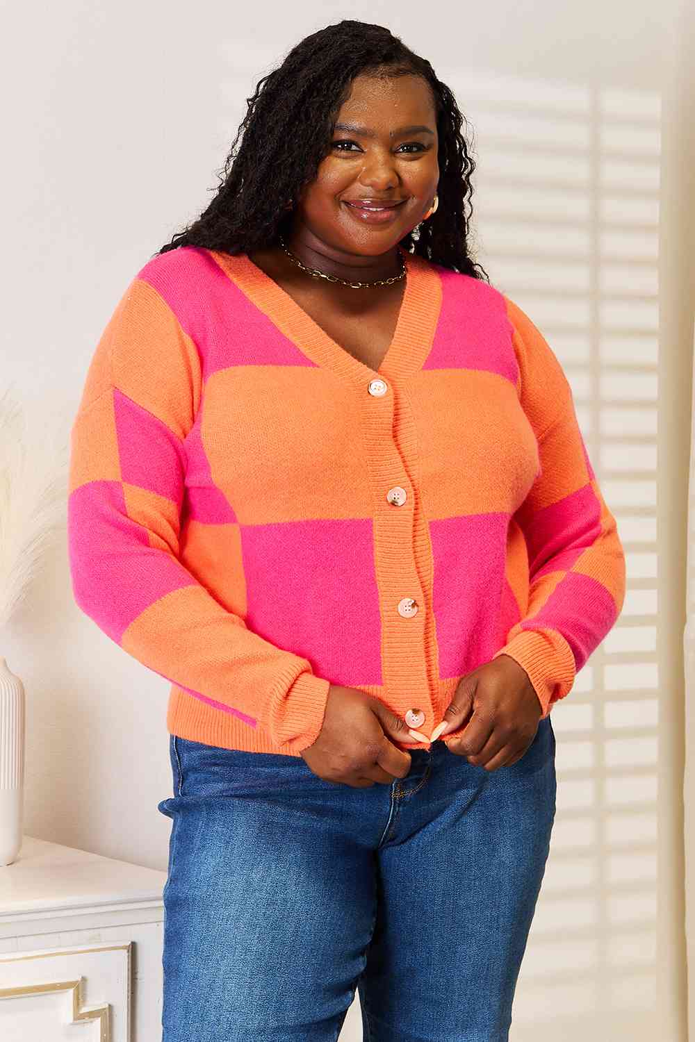 Check Me Out V-Neck Cardigan
