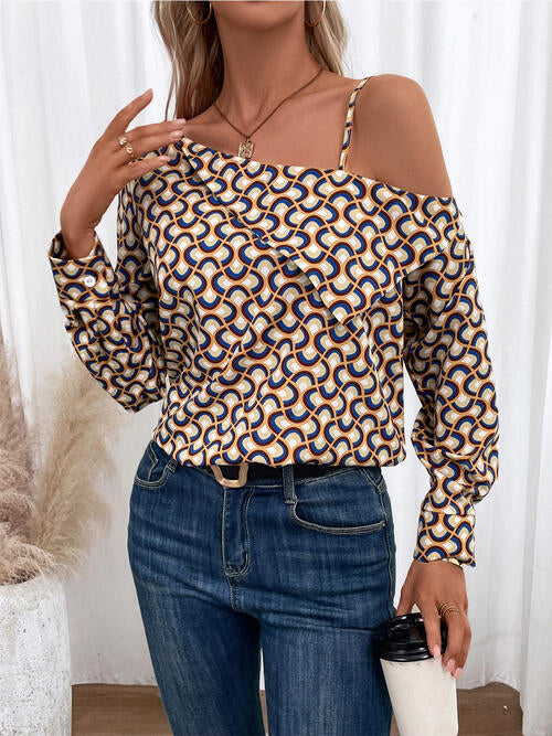Stormi Asymmetrical Long Sleeve Top