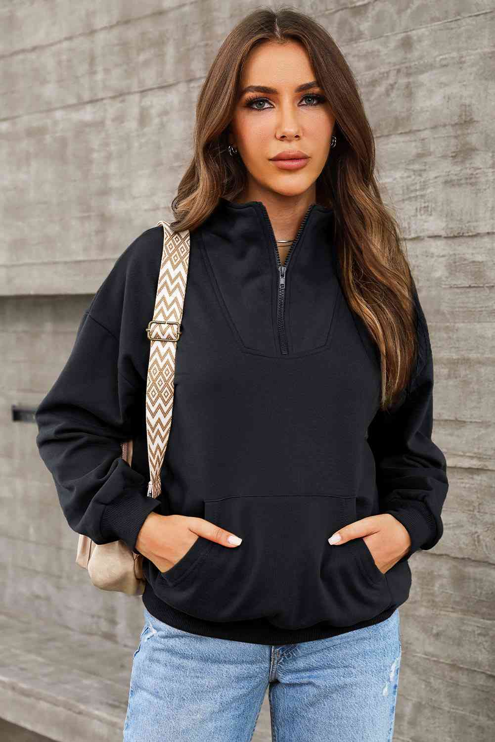 Jordyn Half Zip Sweatshirt