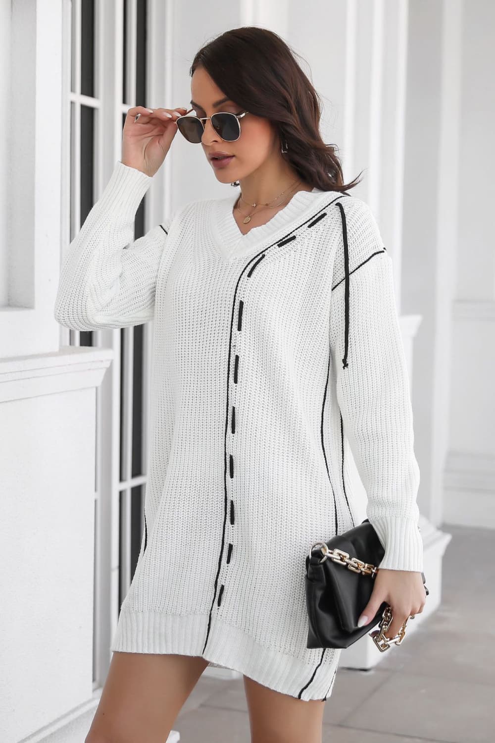 Loving It Mini Sweater Dress
