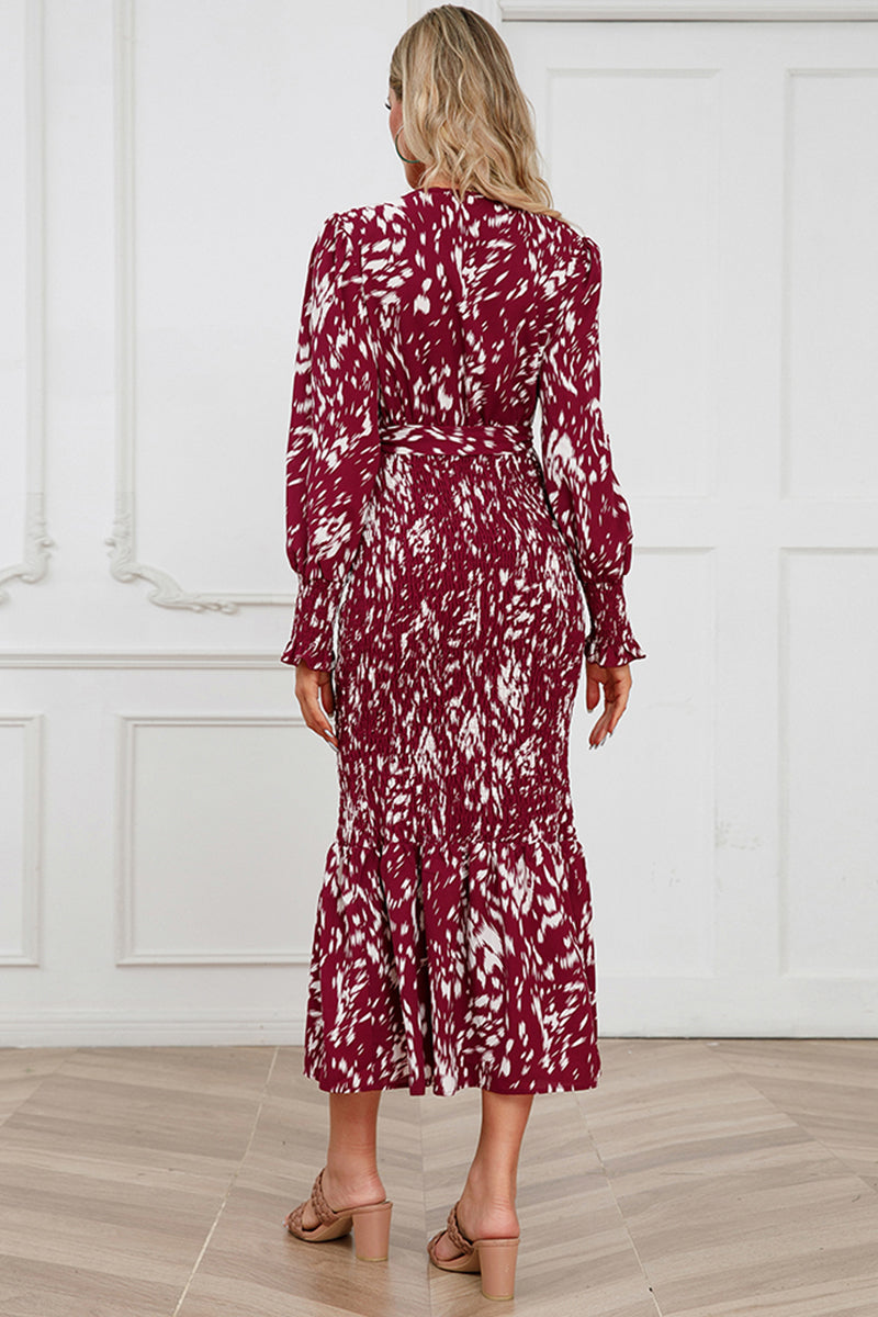 Margolis Smocked Midi Dress