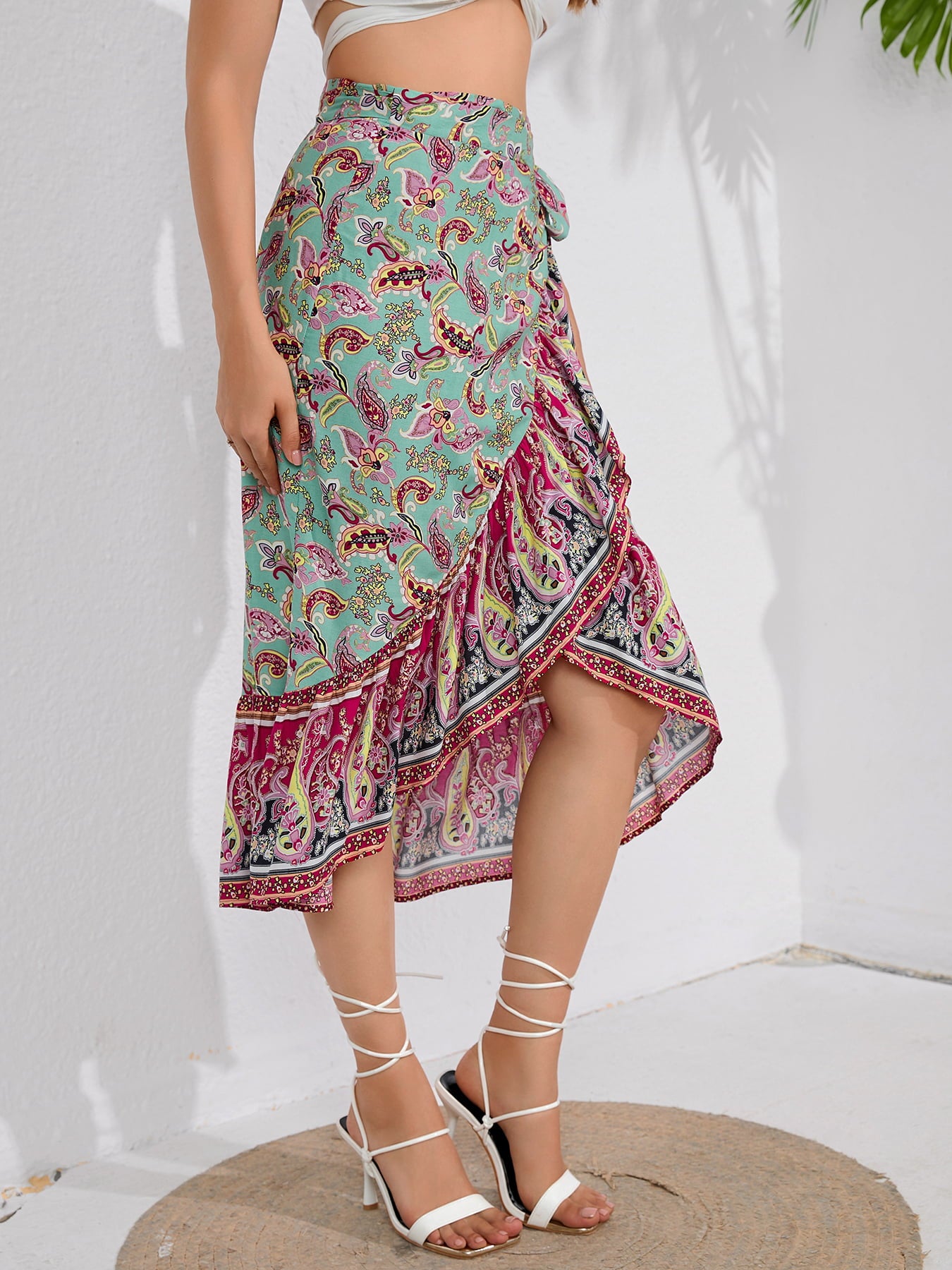 Renee Bohemian Midi Skirt