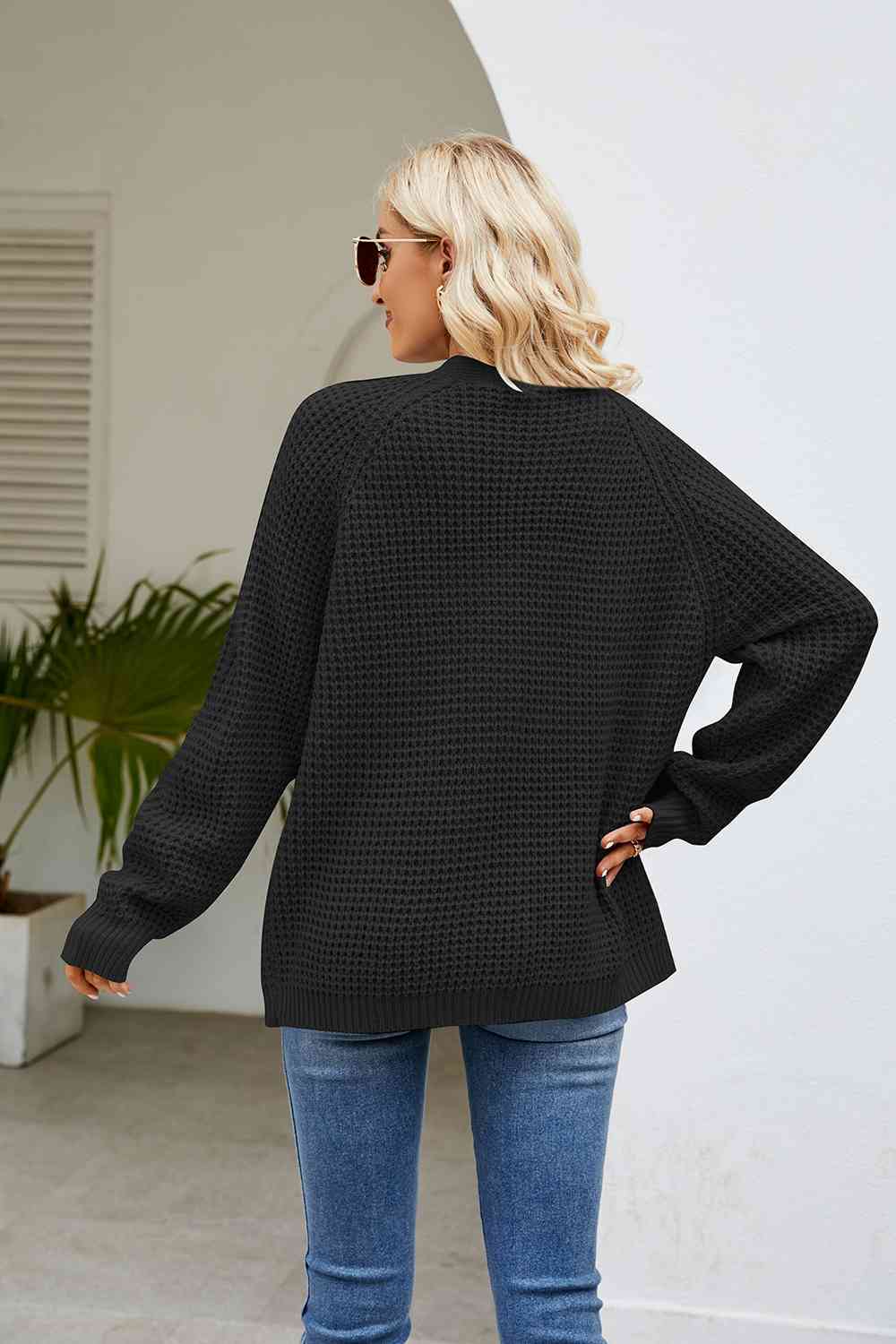 Oakley Open Front Long Sleeve Cardigan