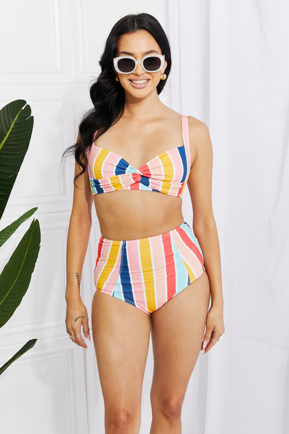 Take A Dip Striped Bikini