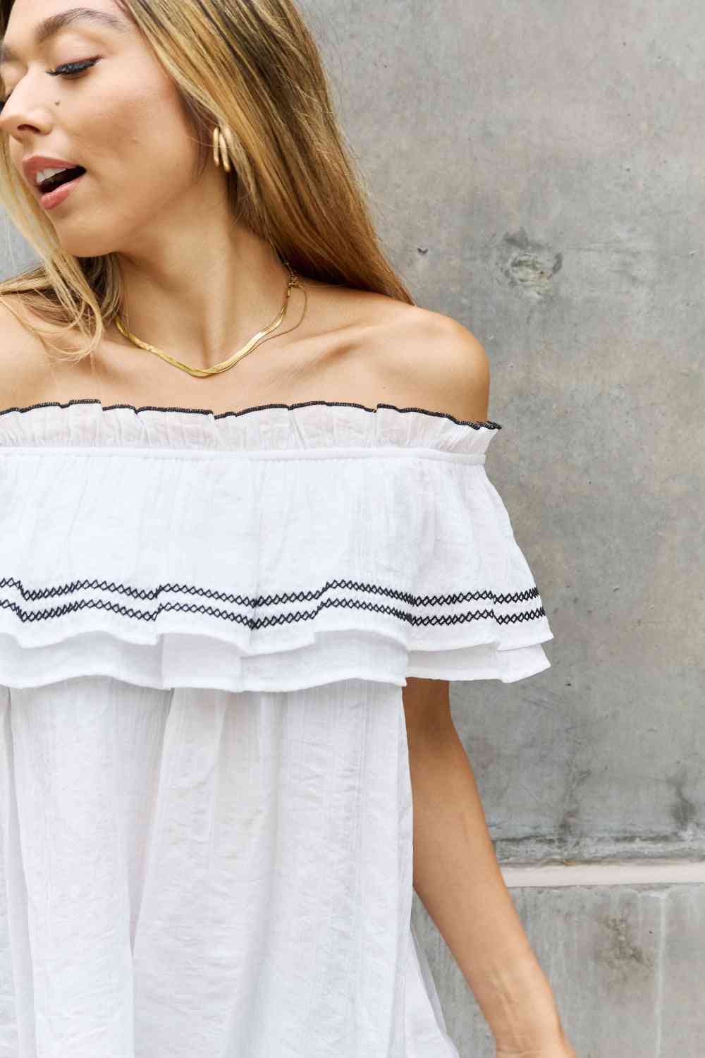 Melody Ruffle Blouse