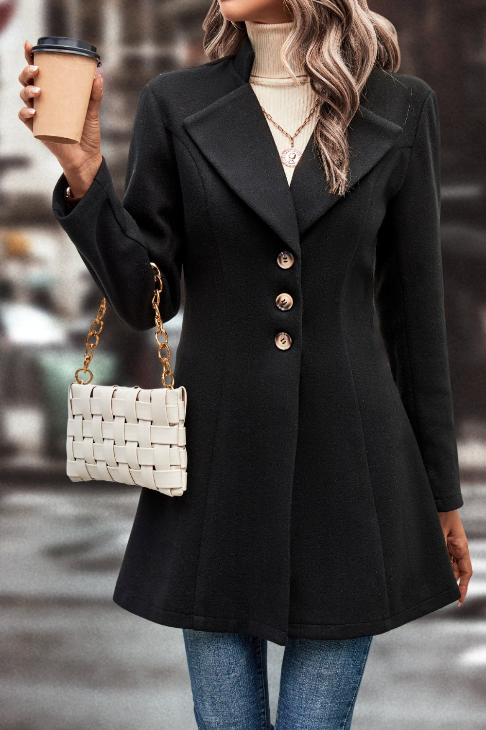 Own It Lapel Coat