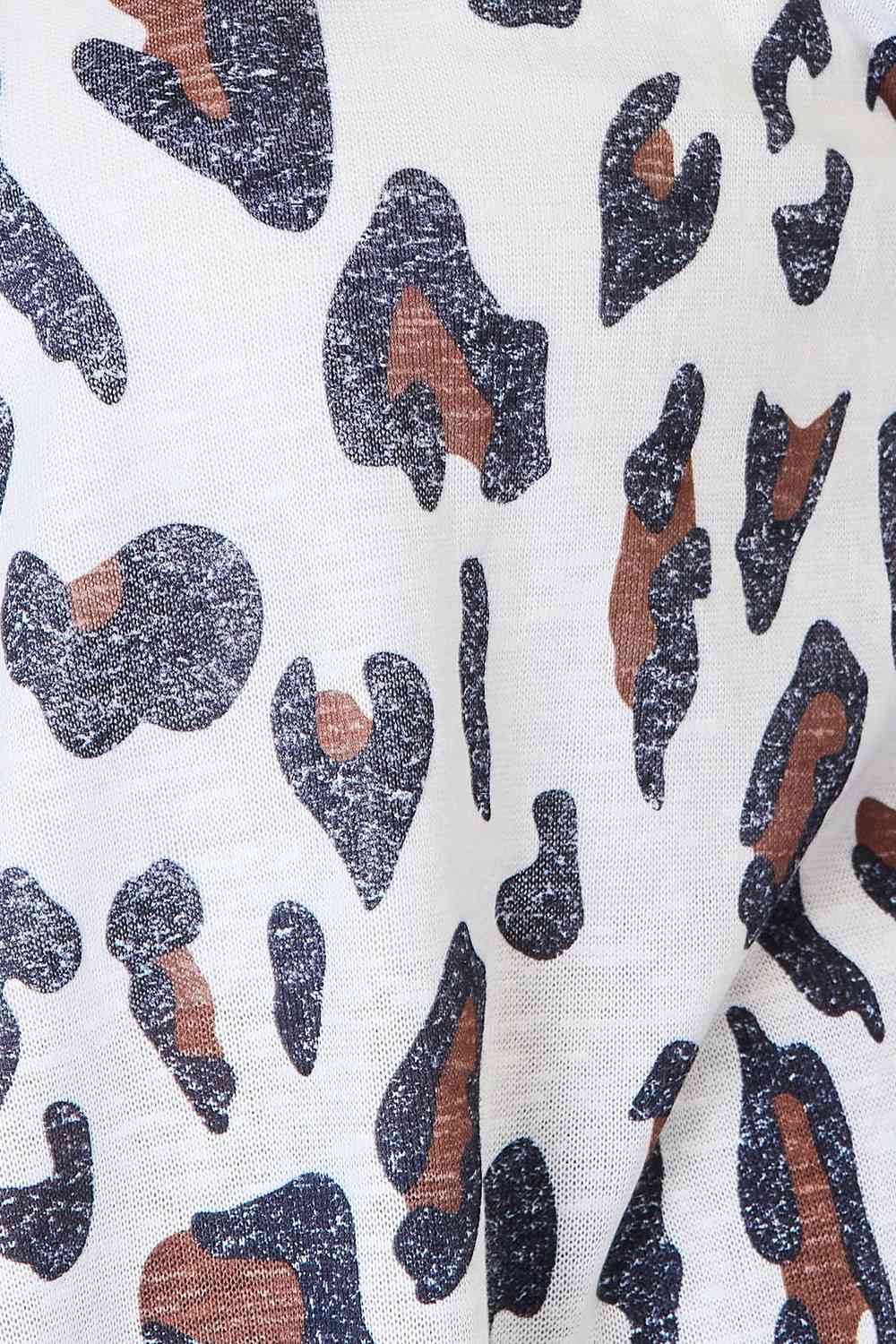 Averi Leopard Long Sleeve Cardigan