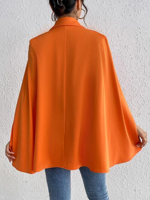 Camille Button Up Cape Sleeve Blazer