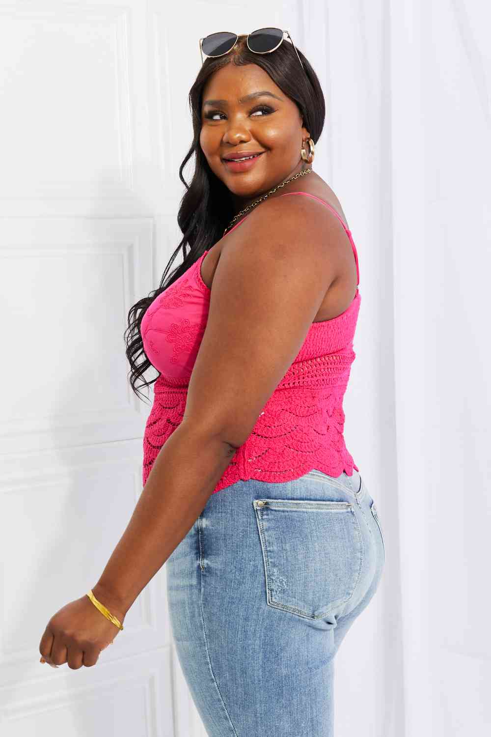 Sweet Paradise Sleeveless Lace Top