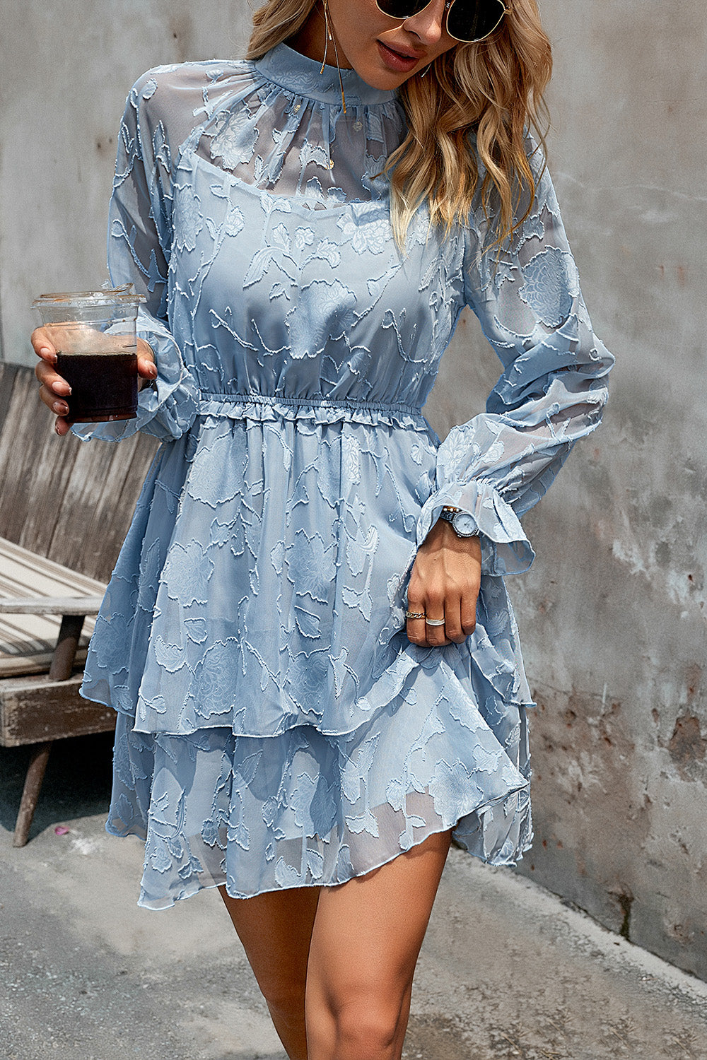 Find Me There Layered Mini Dress