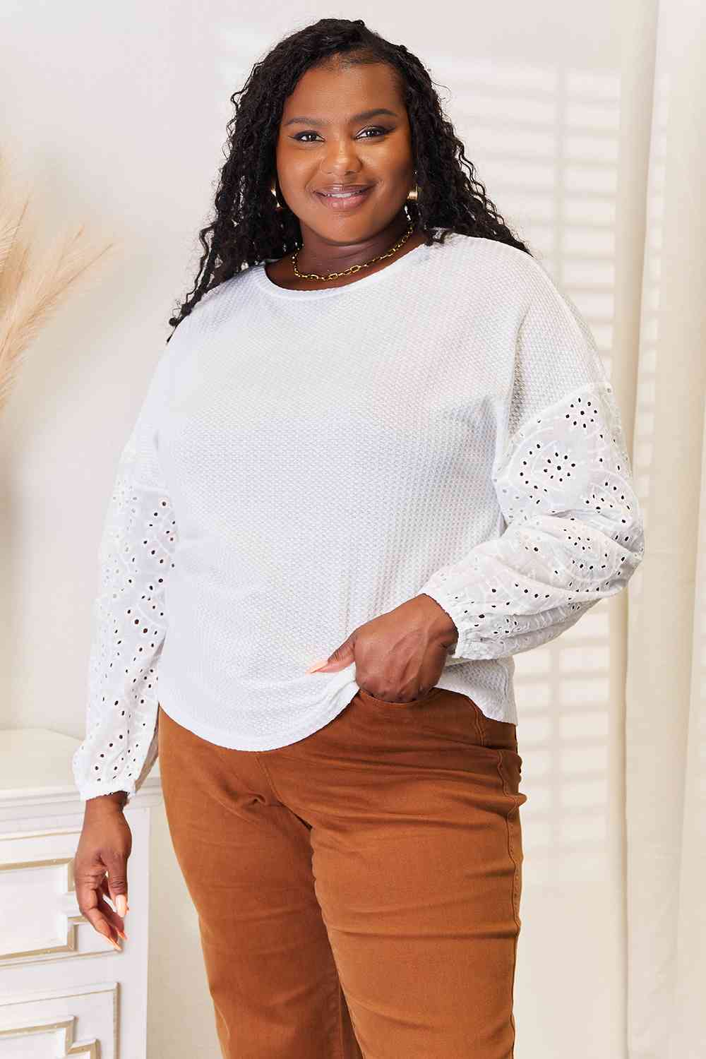 Serenity Eyelet Blouse