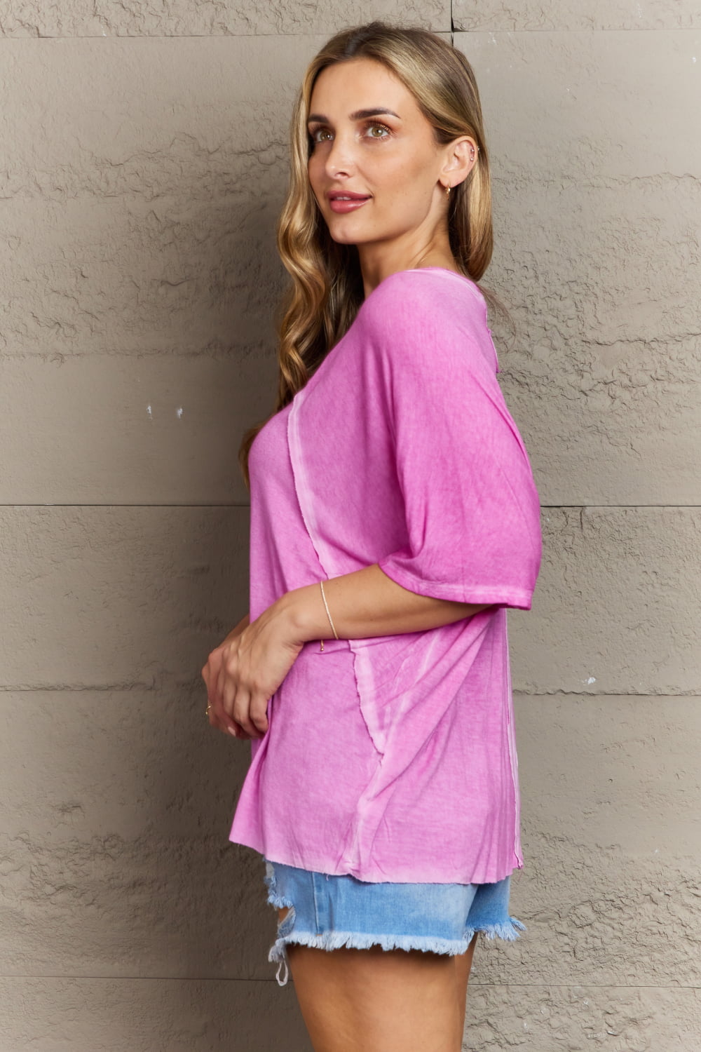 Laid Back Faded Top