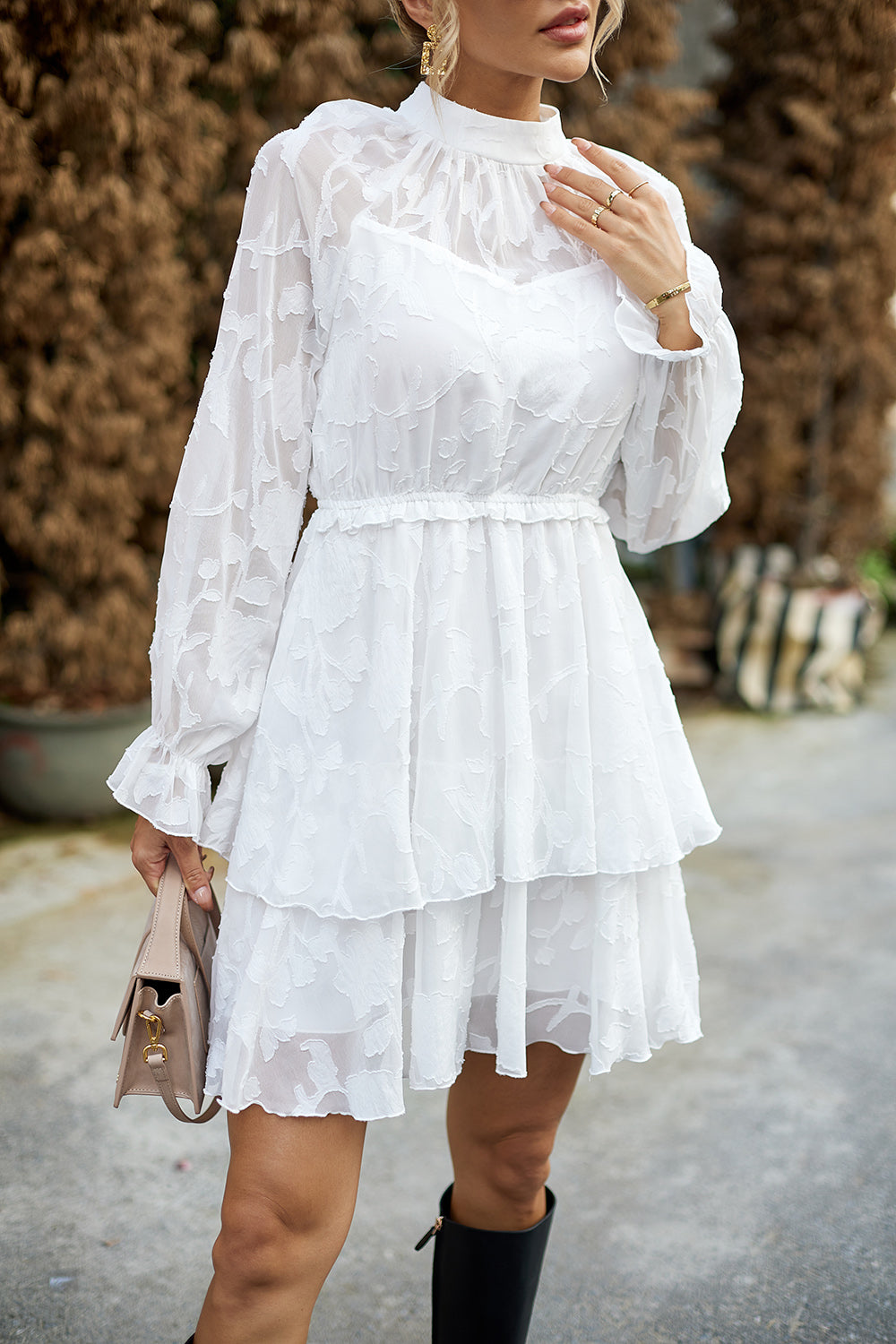 Find Me There Layered Mini Dress