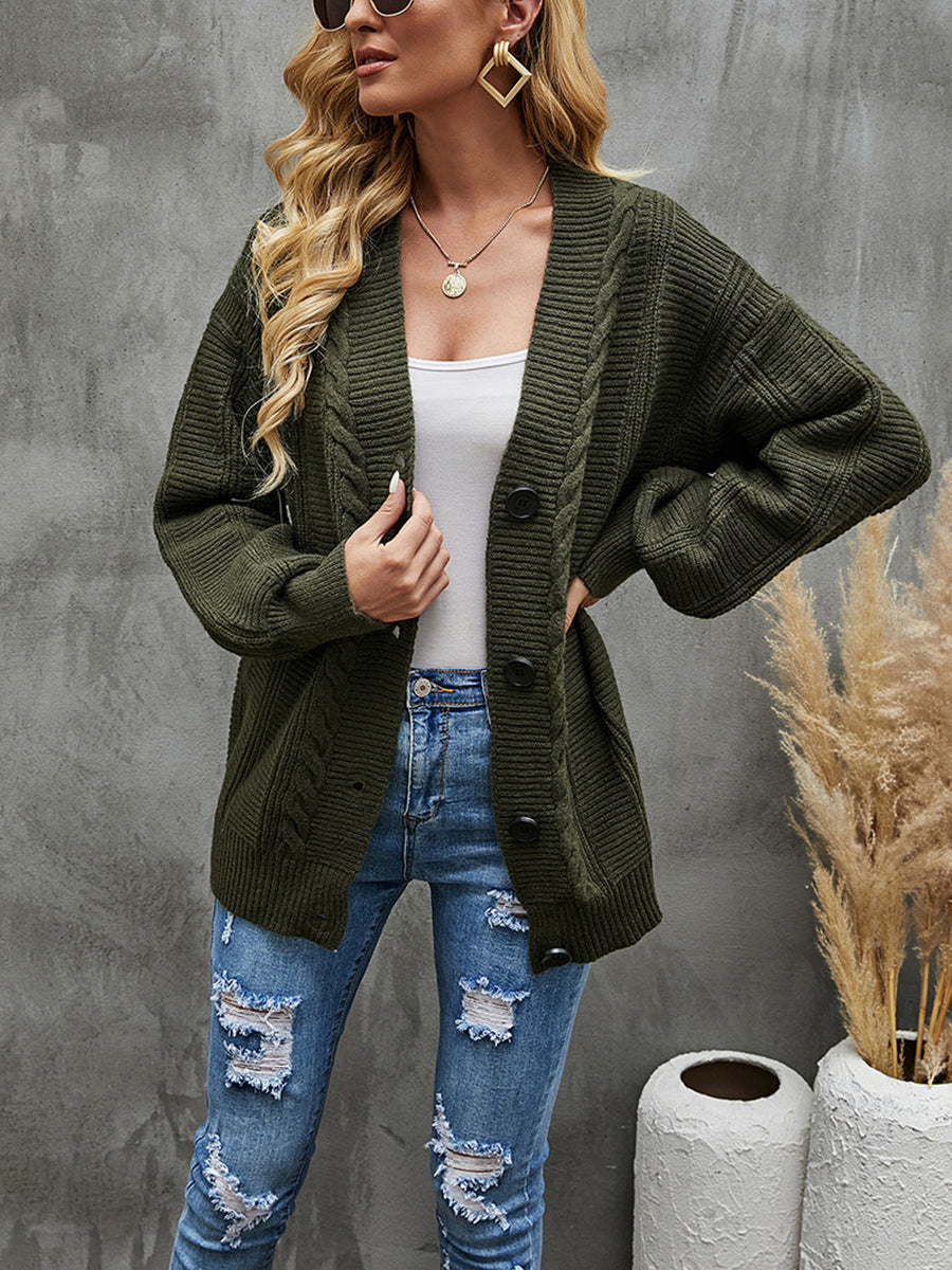 Find Me There Cable-Knit Cardigan