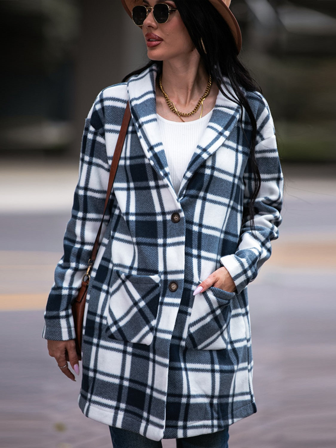 Good Evening Plaid Coat