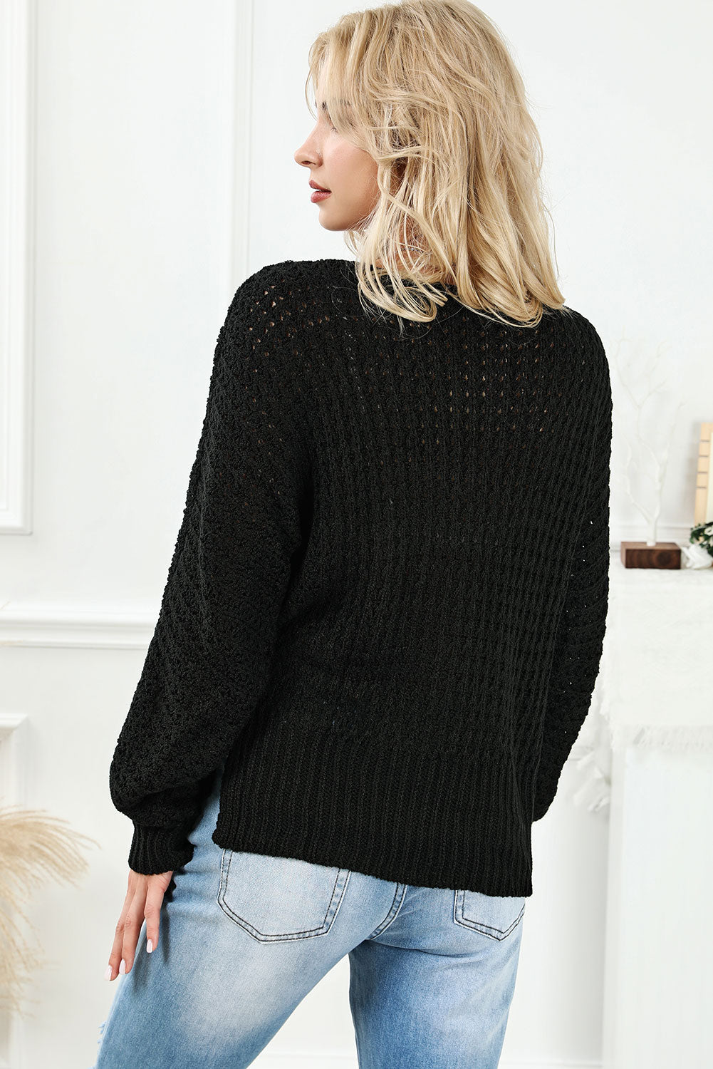 Modern Day V-Neck Knit Top
