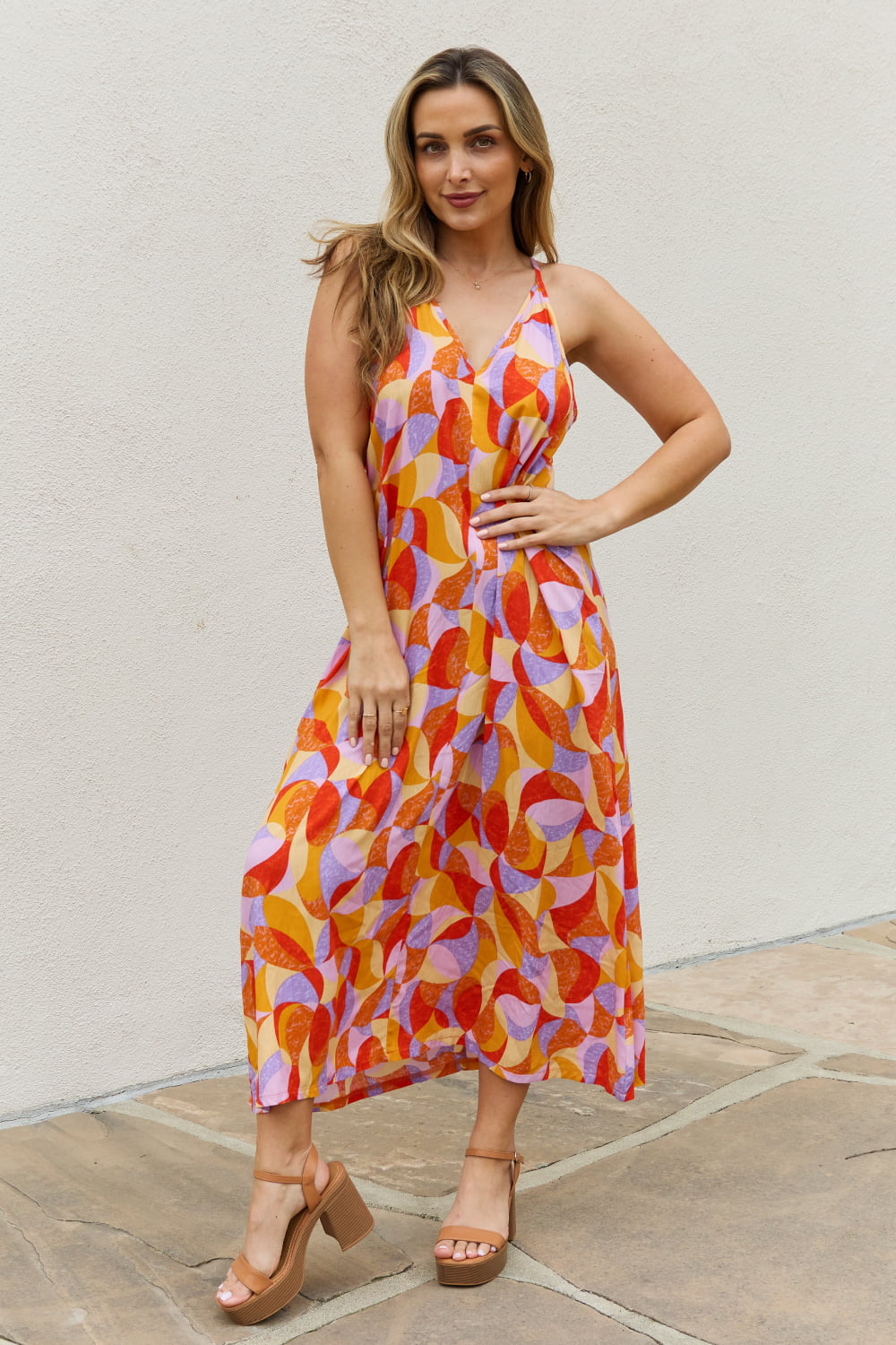 Everyday Work Of Art Maxi Dress
