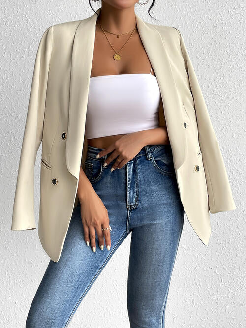 Bria Open Front Long Sleeve Blazer