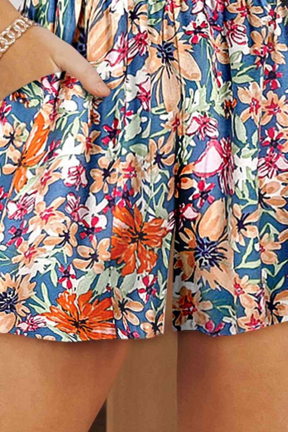 Jolene Floral High Waist Shorts