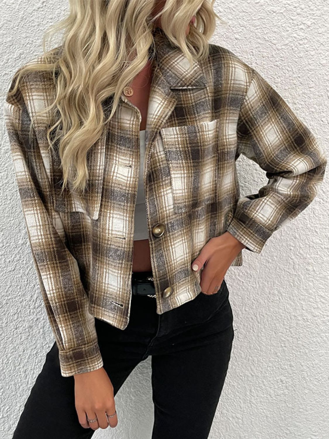 Ready For A Hike Plaid Jacket