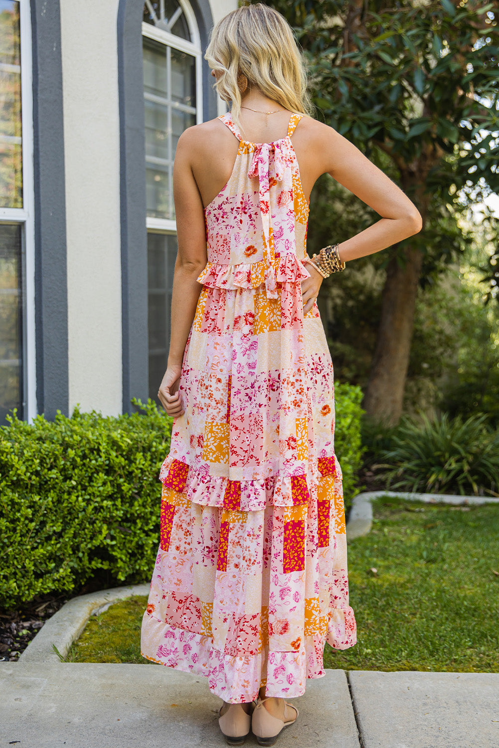 Color Me Cute Ruffled Maxi Dress