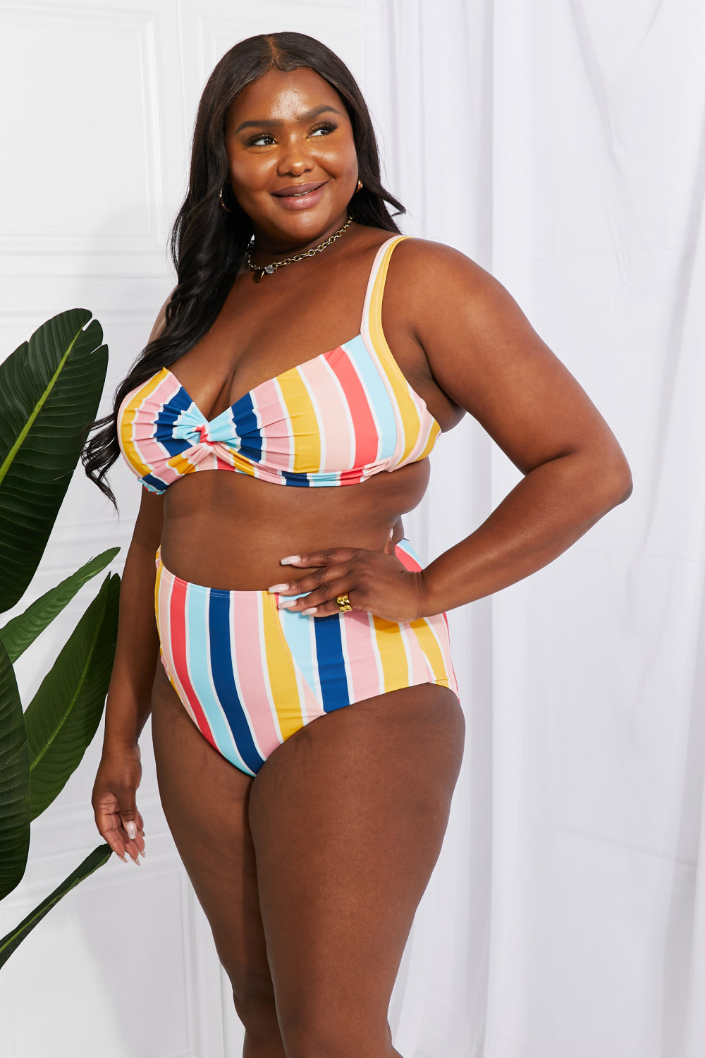 Take A Dip Striped Bikini