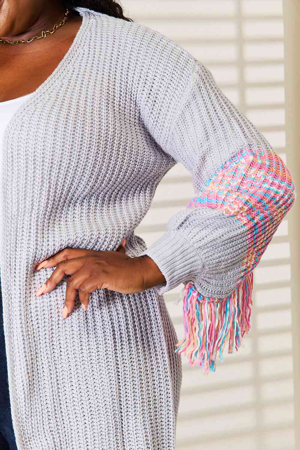 Florence Fringe Sleeve Cardigan