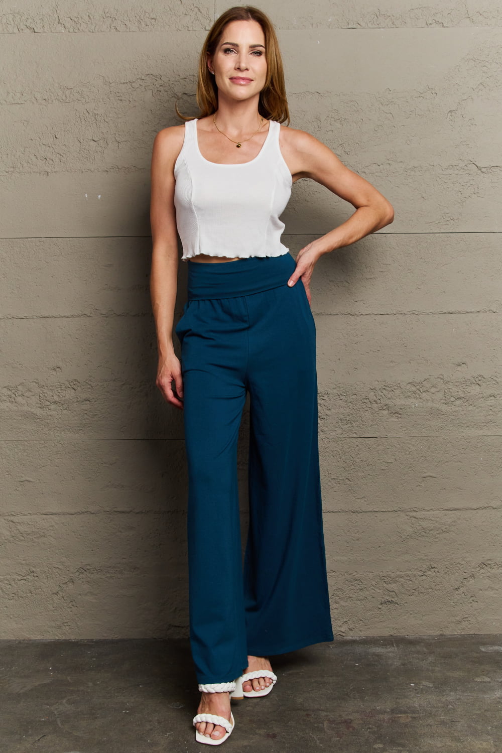 Your Best Wish High Waisted Palazzo Pants