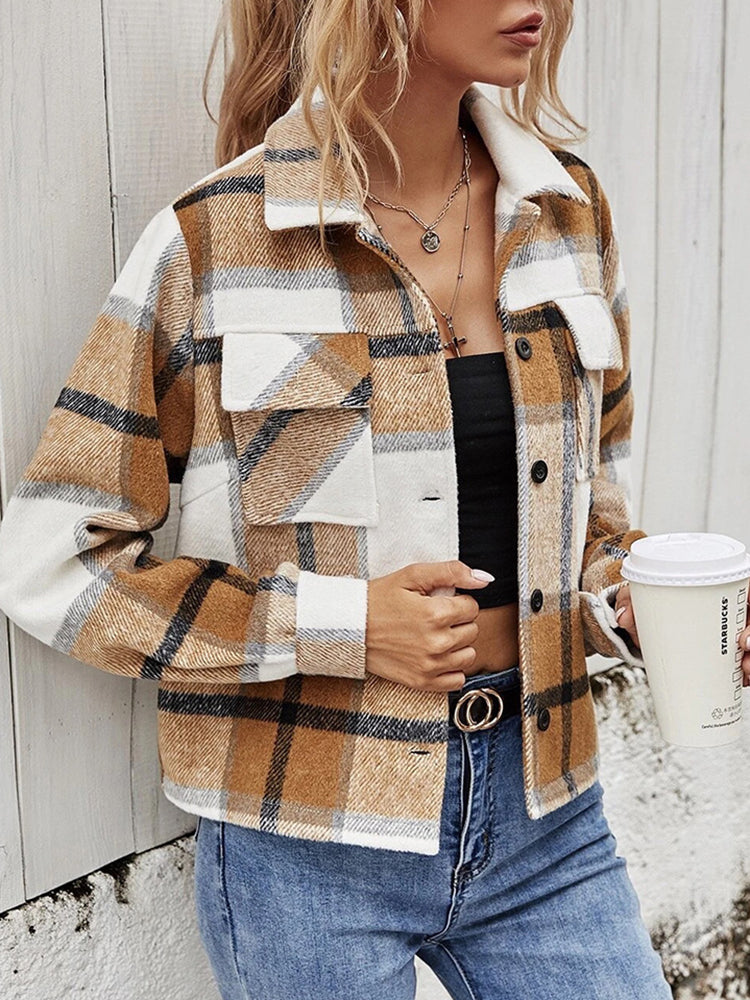 Calling You Plaid Jacket