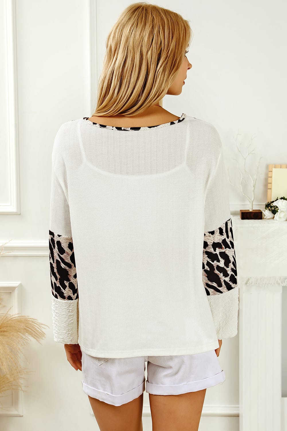 Aliana Round Neck Long Sleeve Blouse