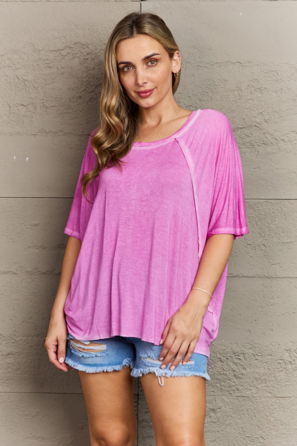 Laid Back Faded Top