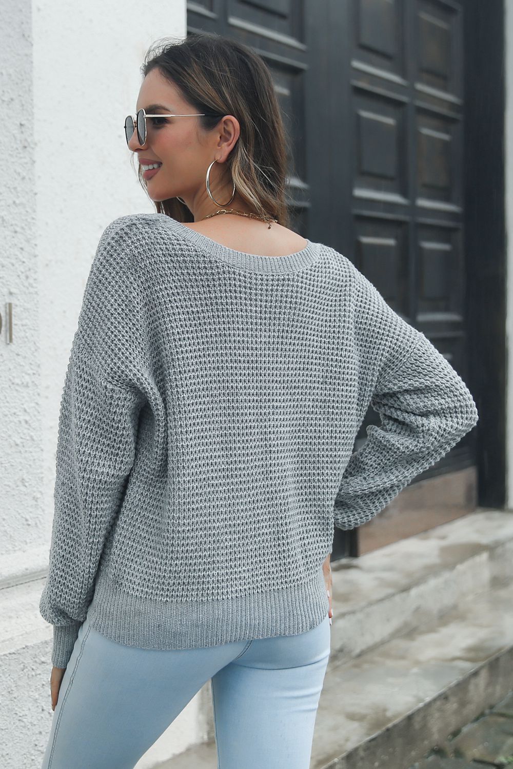 Same Energy Crisscross Sweater