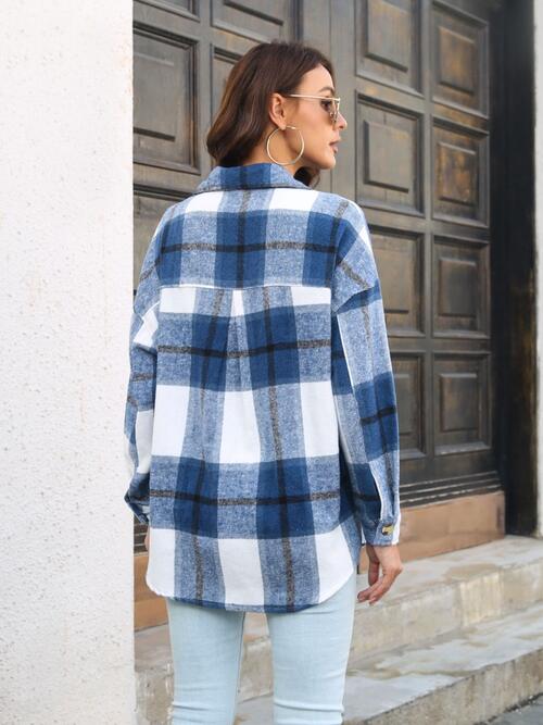 Adeline Plaid Button Up Long Sleeve Shirt