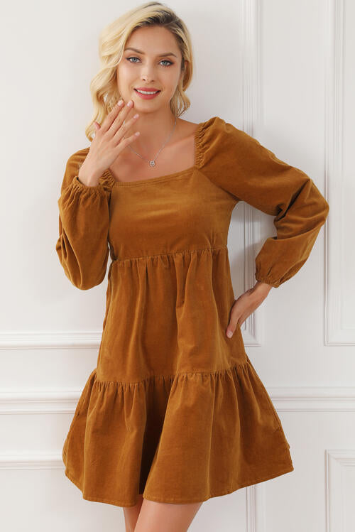 Bailey Tiered Long Sleeve Dress