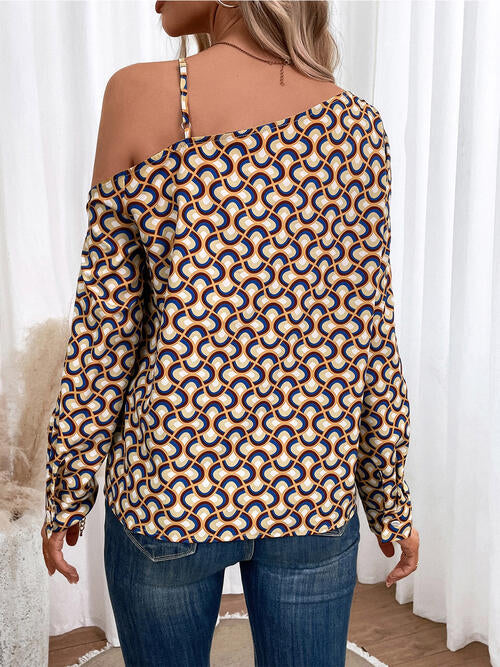Stormi Asymmetrical Long Sleeve Top