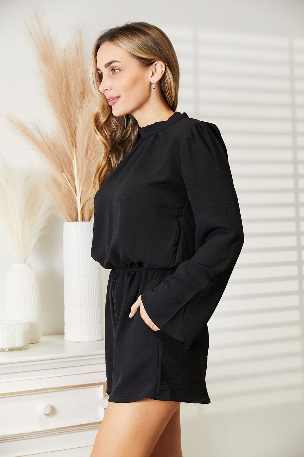 Weekend Fabulous Open Back Romper