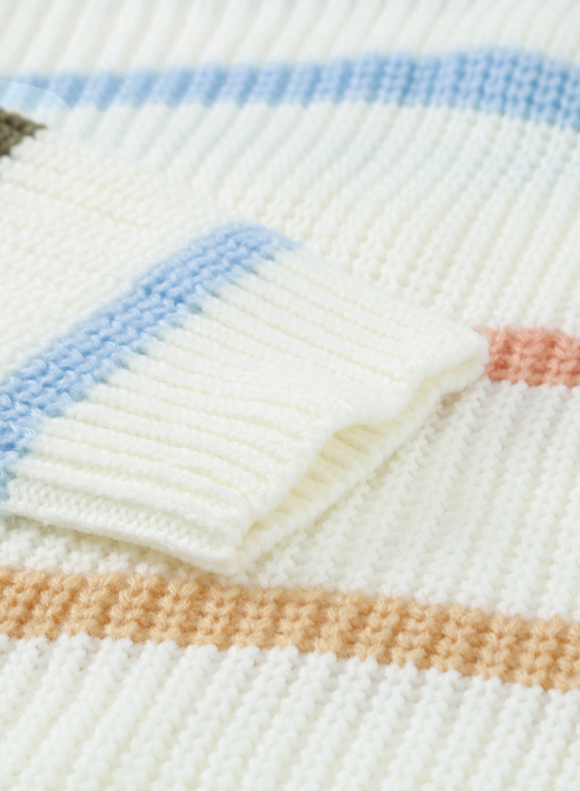 Best Of Me Rib-Knit Striped Cardigan