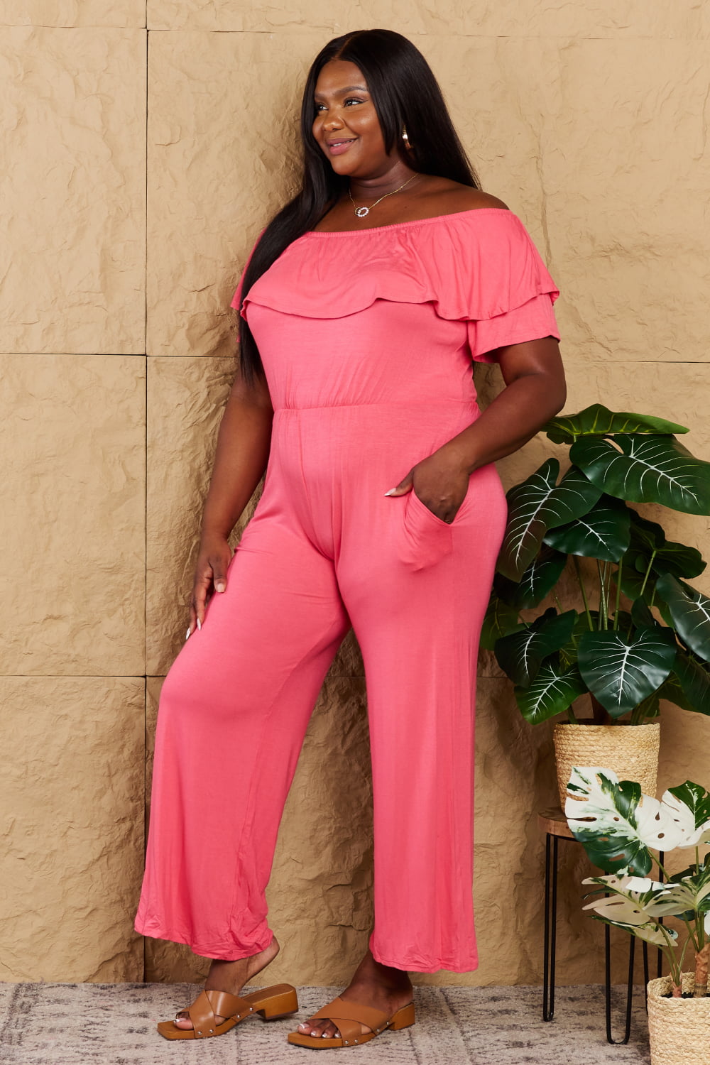 My Favorite Off-Shoulder Jumpsuit