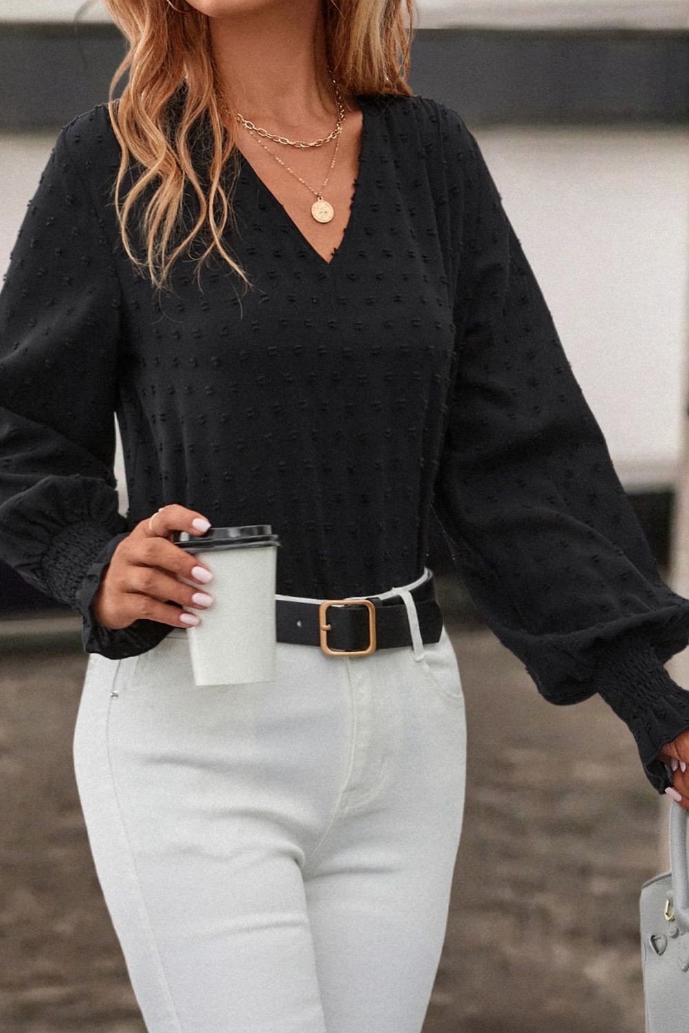 Always The One Swiss Dot Blouse