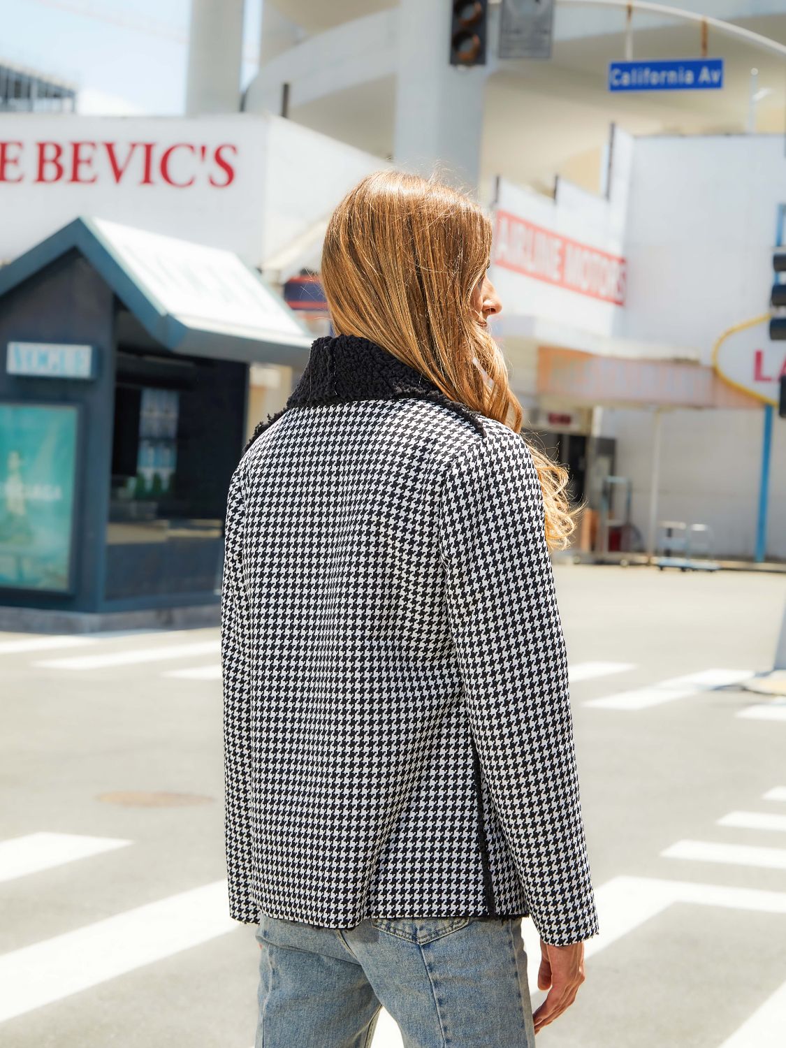 Check It Out Houndstooth Jacket