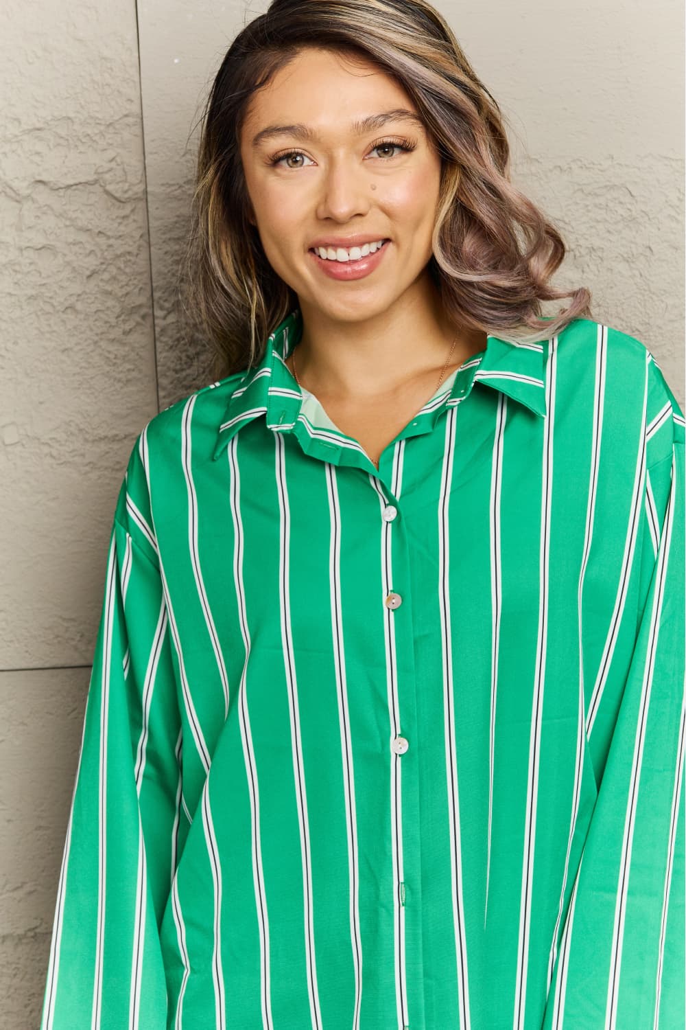 Lucky Striped Shirt and Pants Set